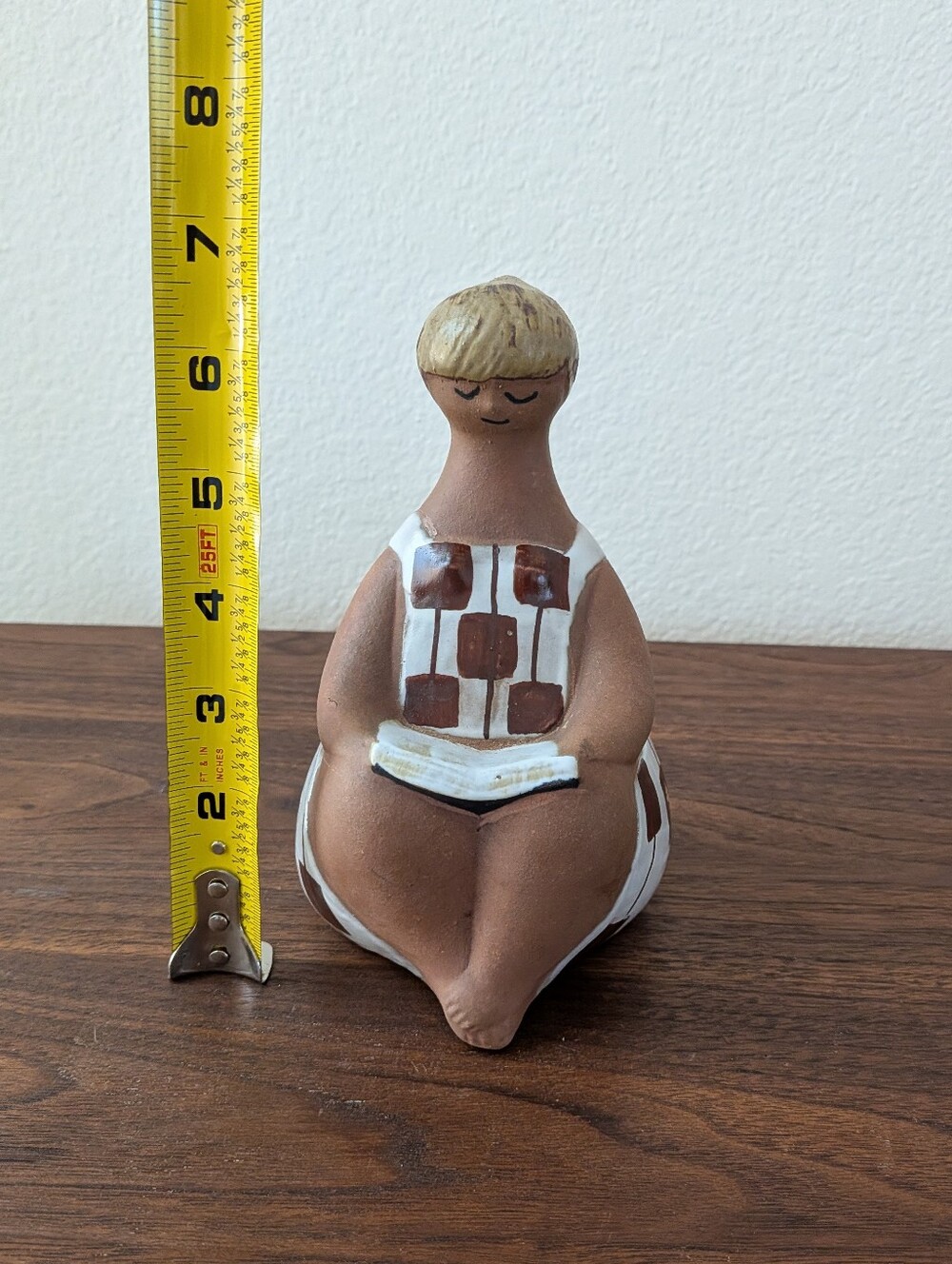 Lisa Larson 1958 Charming Charlotta ABC Girls Stoneware Figurine Sweden Art MCM - Picture 14 of 16